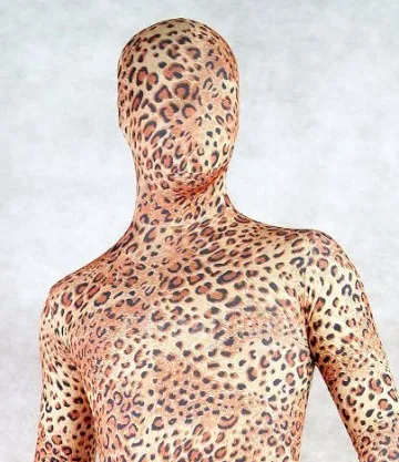 Fullbody Spotted Panther Spandex Skinsuit Animal Second Skin Zentai Suit