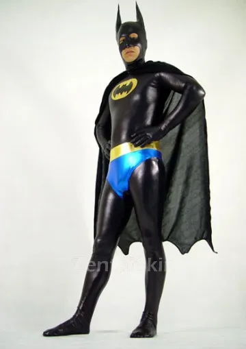 Batman Online Superhero Zentai Catsuit Zentai Skinsuit Second Skin Clothing