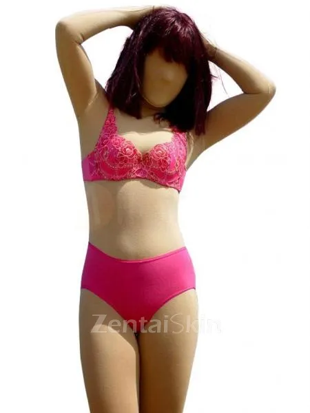 Flesh Lycra Spandex Morph Zentai Sexy Unisex Zentai Unitard Second Skin Suit