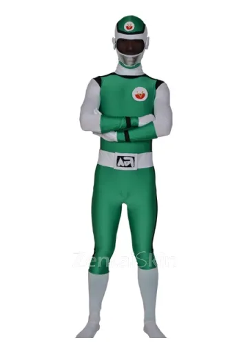Green Lycra Men\'s Costume Superhero Zentai Catsuit Zentai Skinsuit Second Skin Clothing