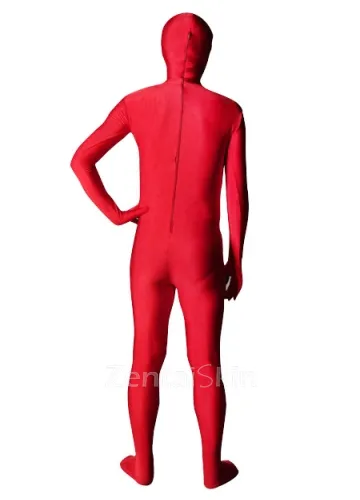 Switzerland Flag Pattern Unisex Lycra Zentai Skinsuit Second Skin Suit