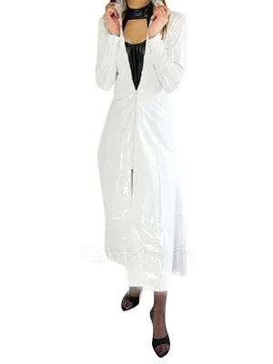 Second Skin Classic White Clothing PVC Cape