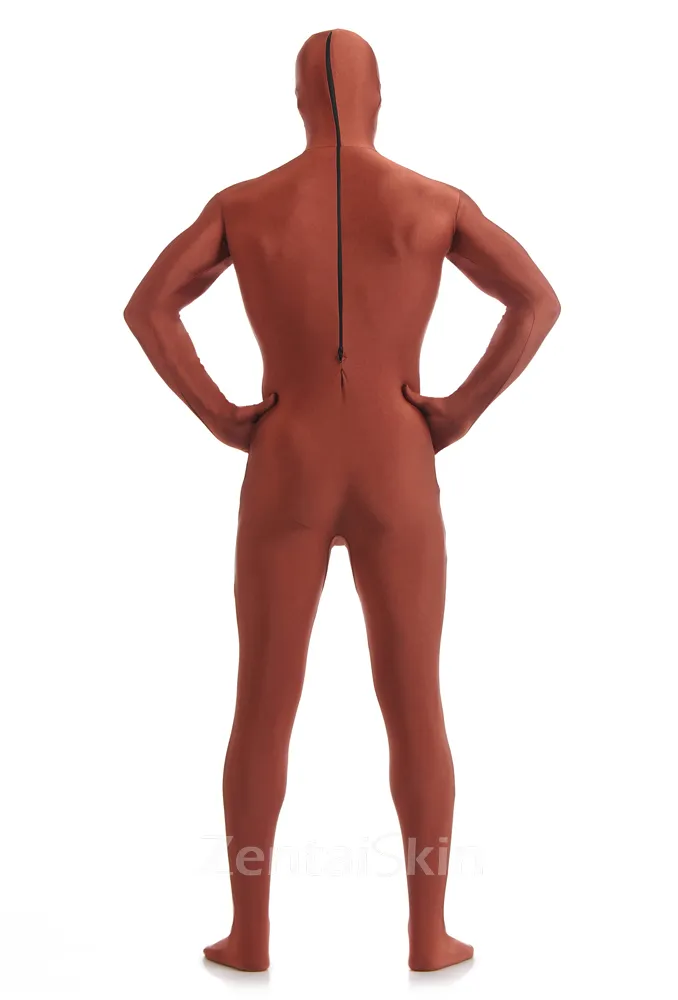 Coffee Full Body Morph Costume Spandex Holiday Unisex Lycra Unitard Second Skin Zentai Suit