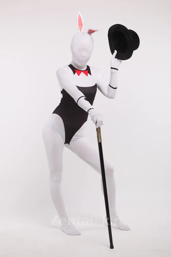 Bonny Girl Cartoon Full Body Second Skin Costume Halloween Spandex Skinsuit Holiday Unisex Cosplay Zentai Suit