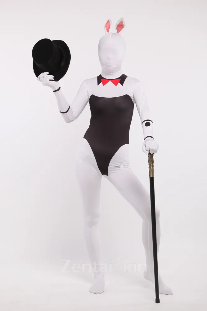 Bonny Girl Cartoon Full Body Second Skin Costume Halloween Spandex Skinsuit Holiday Unisex Cosplay Zentai Suit