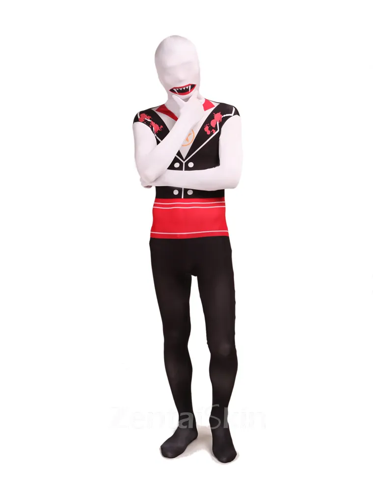 Black Sleeveless Suits Full Body Second Skin Costume Halloween Spandex Skinsuit Holiday Unisex Cosplay Zentai Suit
