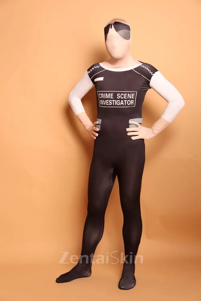Funny Full Body Second Skin Costume Halloween Spandex Skinsuit Holiday Unisex Cosplay Zentai Suit