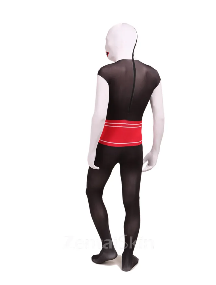 Black Sleeveless Suits Full Body Second Skin Costume Halloween Spandex Skinsuit Holiday Unisex Cosplay Zentai Suit