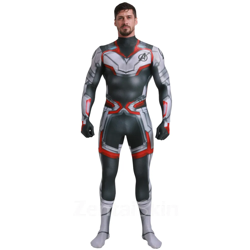 Jumpsuit Endgame Quantum Battle Uniforms Fullbody Second-skin Zentai Skinsuit Catsuits