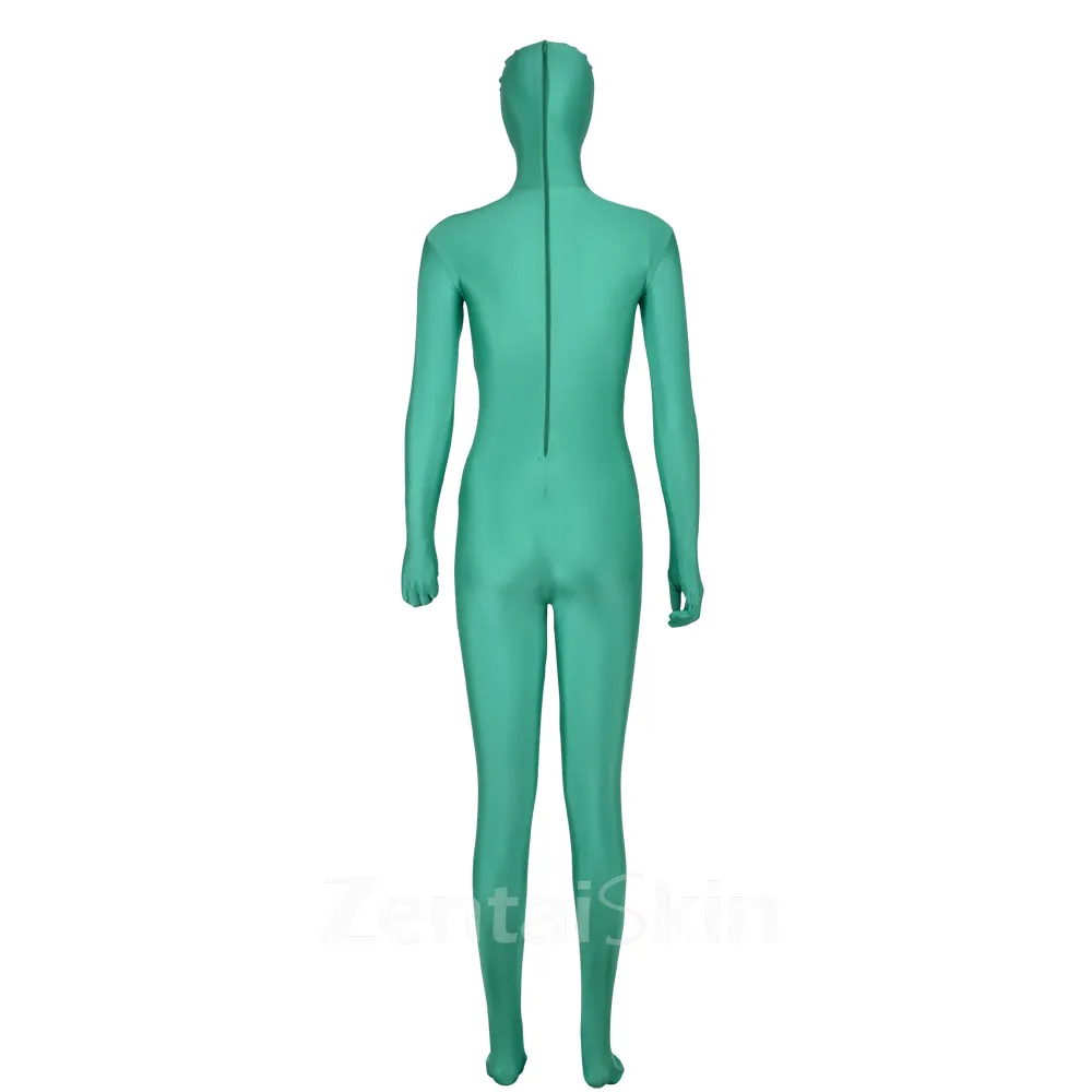 Second Skin Clothing Green Full Body Tights Spandex One-piece Catsuits Zentai Unitard