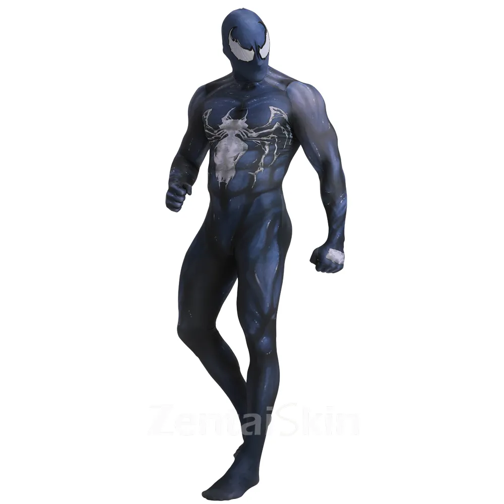 Kids and Adult Spider-man Venom Spider-man Bodysuit Cosplay Zentai Catsuit Zentai Skinsuit Second Skin Clothing