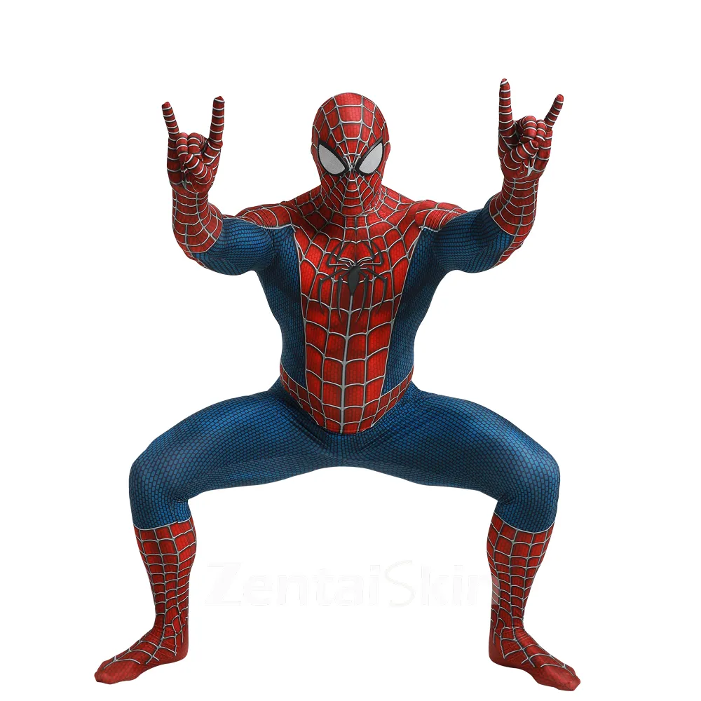 Spiderman Tony Role Play Full-body Zentai Catsuit Zentai Skinsuit Second Skin Clothing
