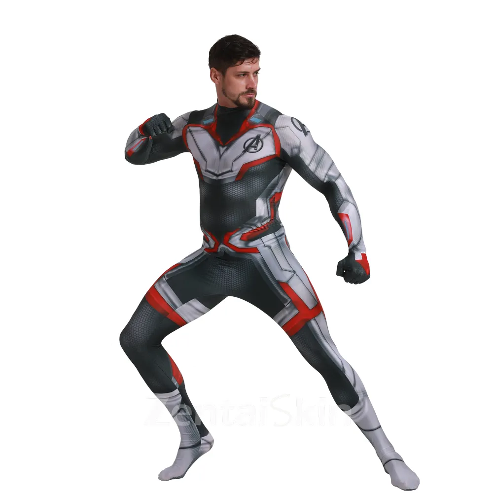 Jumpsuit Endgame Quantum Battle Uniforms Fullbody Second-skin Zentai Skinsuit Catsuits