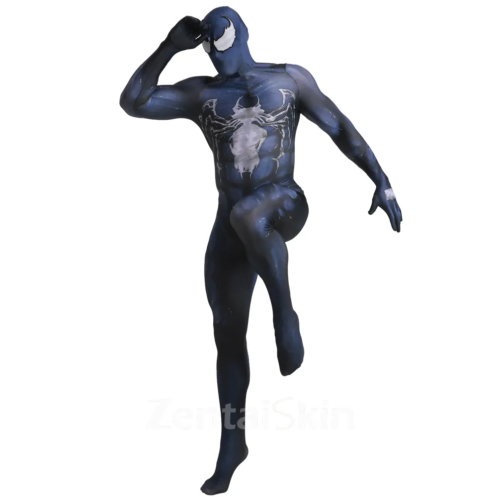 Kids and Adult Spider-man Venom Spider-man Bodysuit Cosplay Zentai Catsuit Zentai Skinsuit Second Skin Clothing