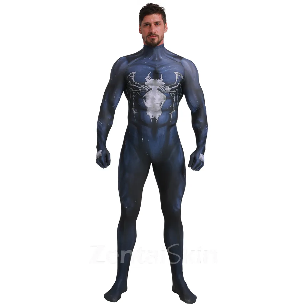 Kids and Adult Spider-man Venom Spider-man Bodysuit Cosplay Zentai Catsuit Zentai Skinsuit Second Skin Clothing