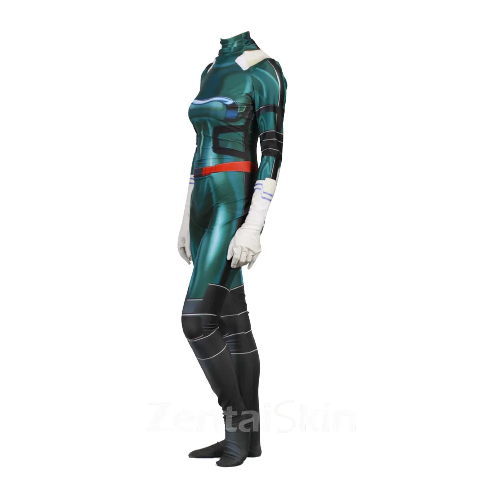 My Hero Academia Deku Midori Valley Dekyu Girl Jumpsuit Skinny Anime Zentai Catsuit Skinsuit