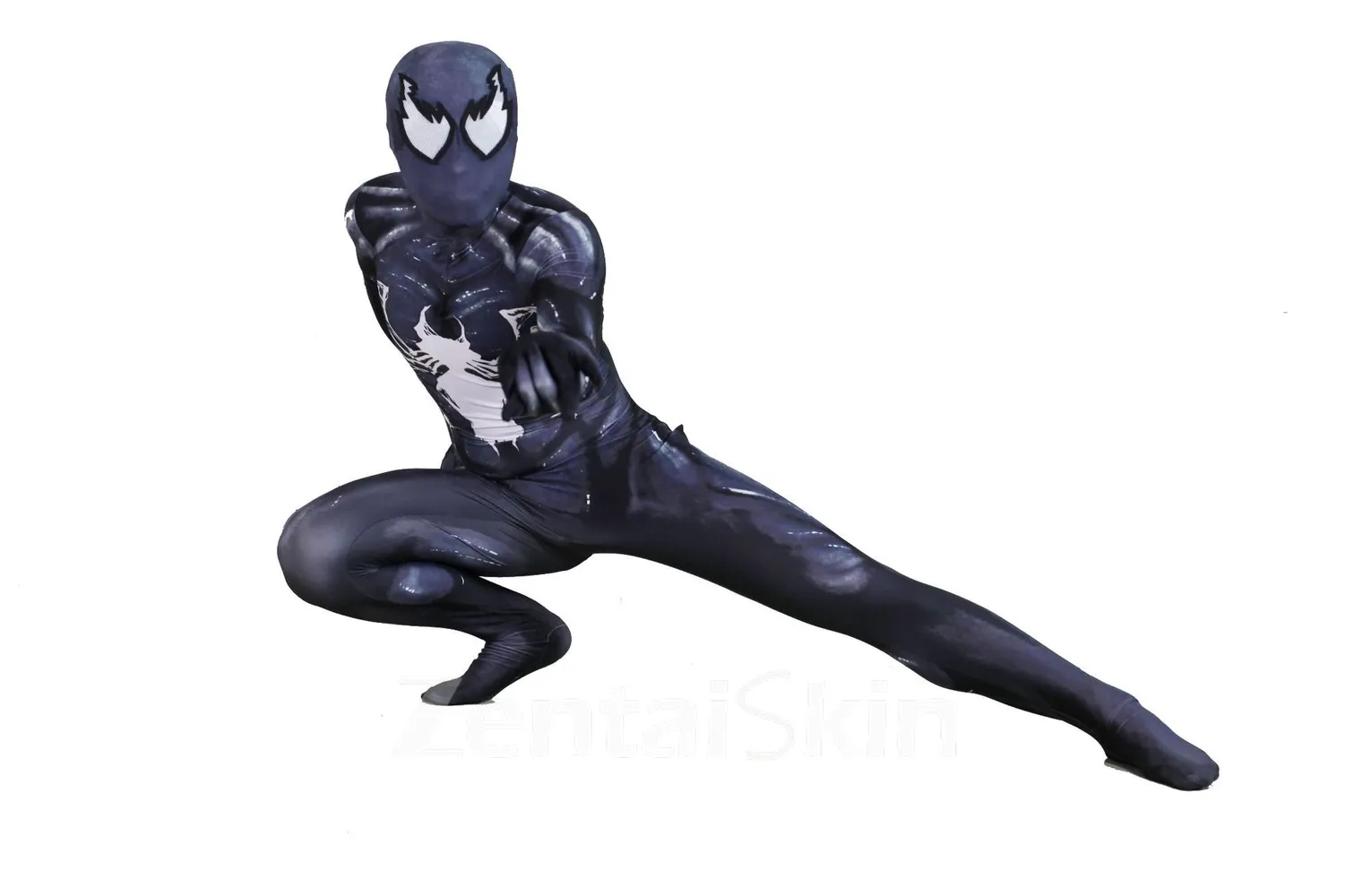 New Venom Symbiote Spider Cosplay Costume Zentai Catsuit Skinsuit Second-skin Clothing