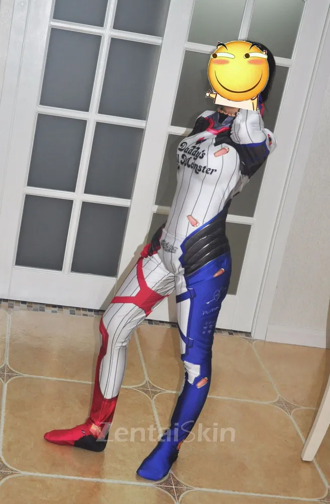 One-piece Tights Suicide Squad Harley Quinn Cosplay Zentai Catsuit Skinsuit Second-skin Clothing Customized