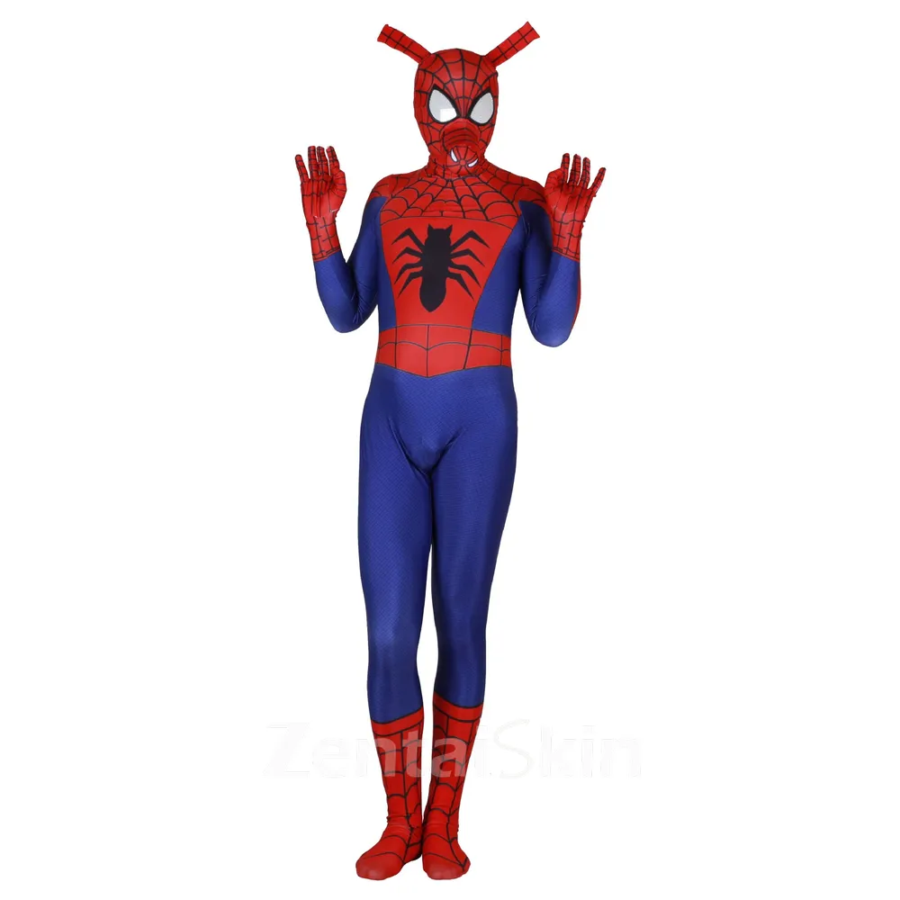 Customized 3D Print Revision Pig Spiderman Lycra Second Skin Fullbody Zentai Catsuit Skinsuit