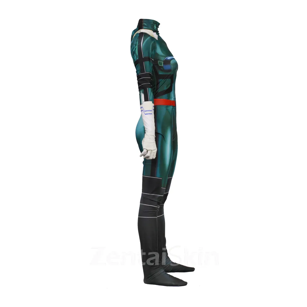 My Hero Academia Deku Midori Valley Dekyu Girl Jumpsuit Skinny Anime Zentai Catsuit Skinsuit
