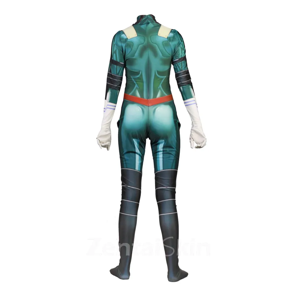 My Hero Academia Deku Midori Valley Dekyu Girl Jumpsuit Skinny Anime Zentai Catsuit Skinsuit