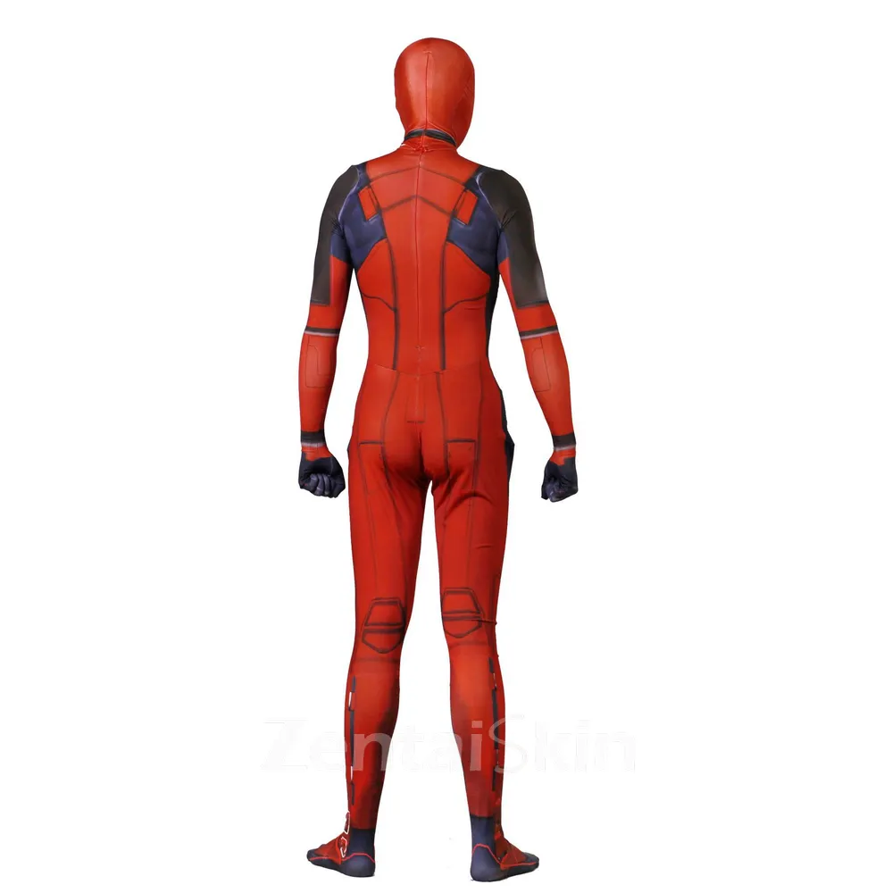 the Deadpool Costume 3D Deadpool Printing Adult and Child One-piece Second Skin Full Body Zentai Catsuit Skinsuit