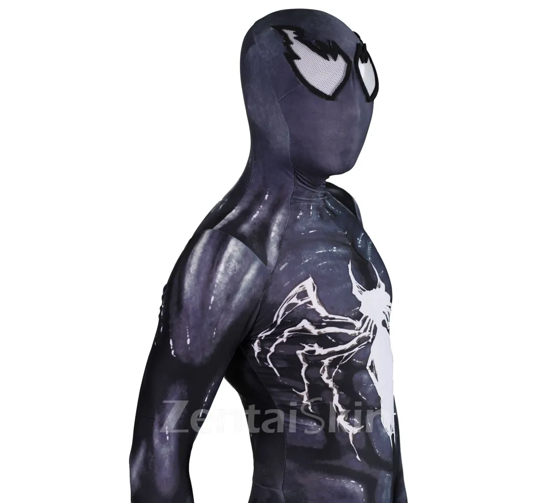 New Venom Symbiote Spider Cosplay Costume Zentai Catsuit Skinsuit Second-skin Clothing
