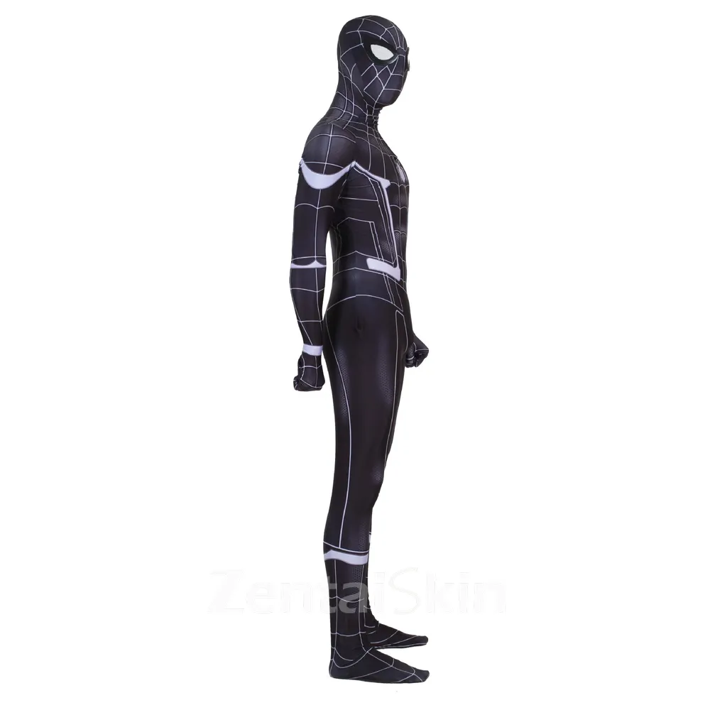 Hero Returns Black Spiderman Cosplay 3D Printed Spider Zentai Catsuit Skinsuit Second-skin Clothing