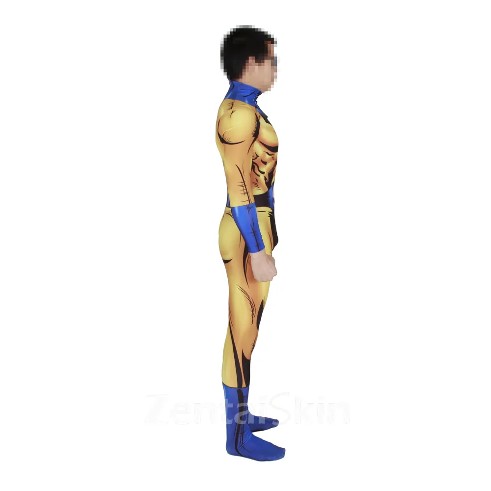 Cosplay Comic Sentinel Tights Halloween Zentai Catsuit Skinsuit Second-skin Clothing
