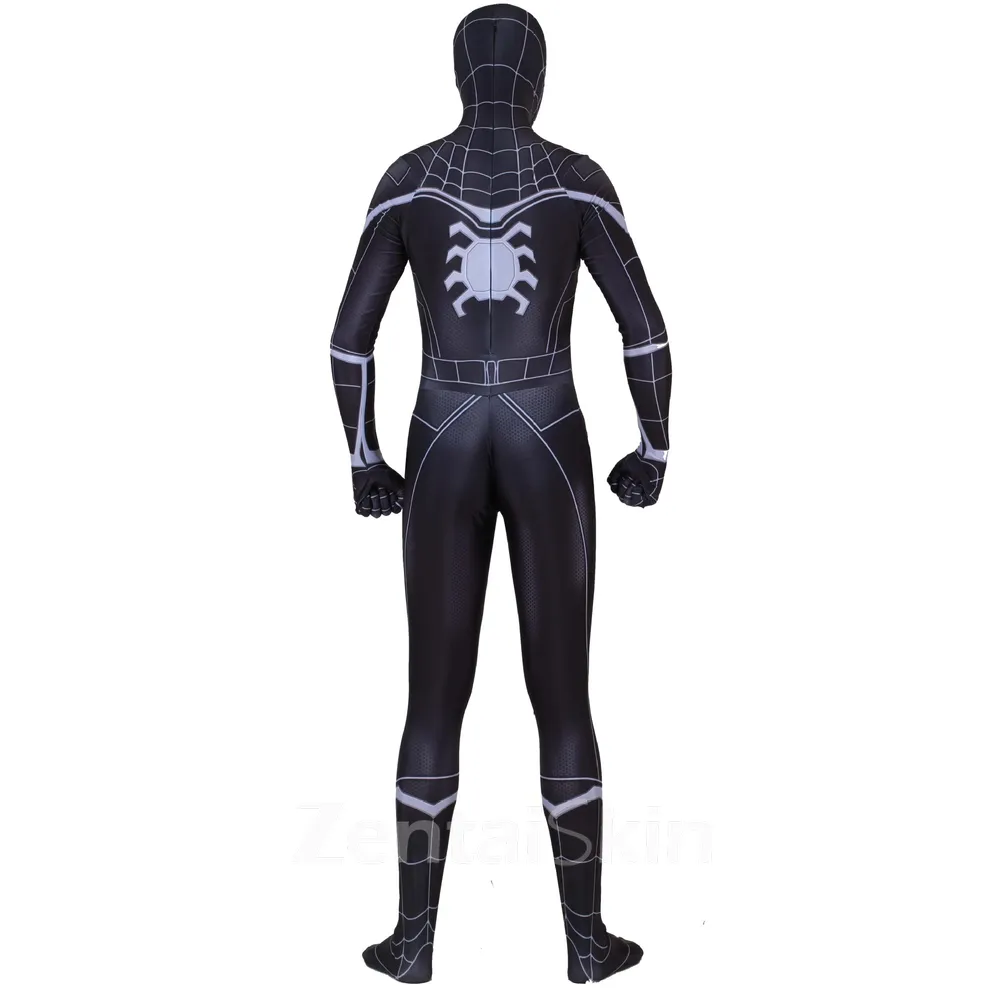 Hero Returns Black Spiderman Cosplay 3D Printed Spider Zentai Catsuit Skinsuit Second-skin Clothing