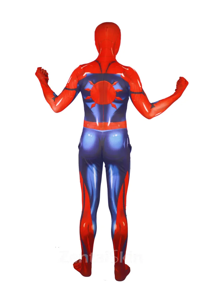 3D Printed PS5 New Version of Muscle Spiderman Halloween Zentai Catsuit Skinsuit Second-skin Clothing