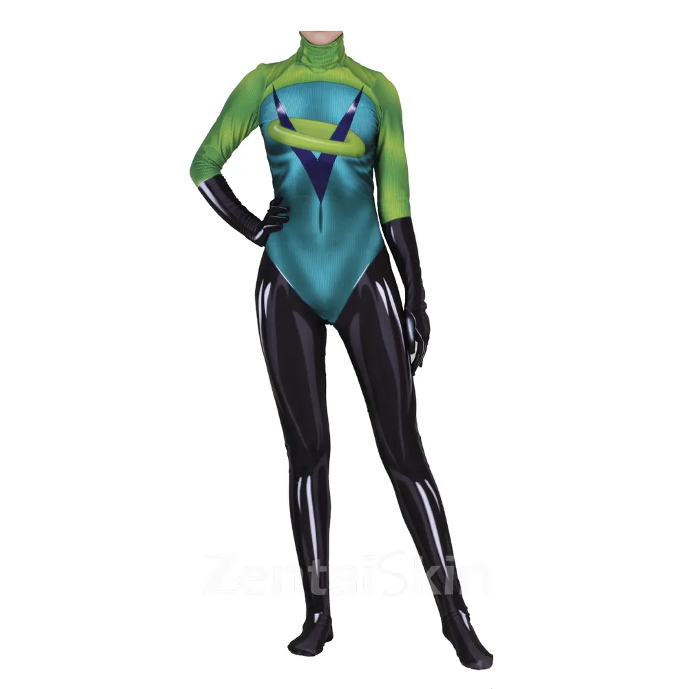 Incredibles 2 Cosplay One-piece Zentai Catsuit Skinsuit Second-skin Clothing