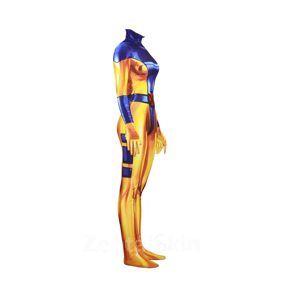 Movie X-men Phoenix Female 3D Printed Cosplay Zentai Catsuit Skinsuit Second-skin Clothing