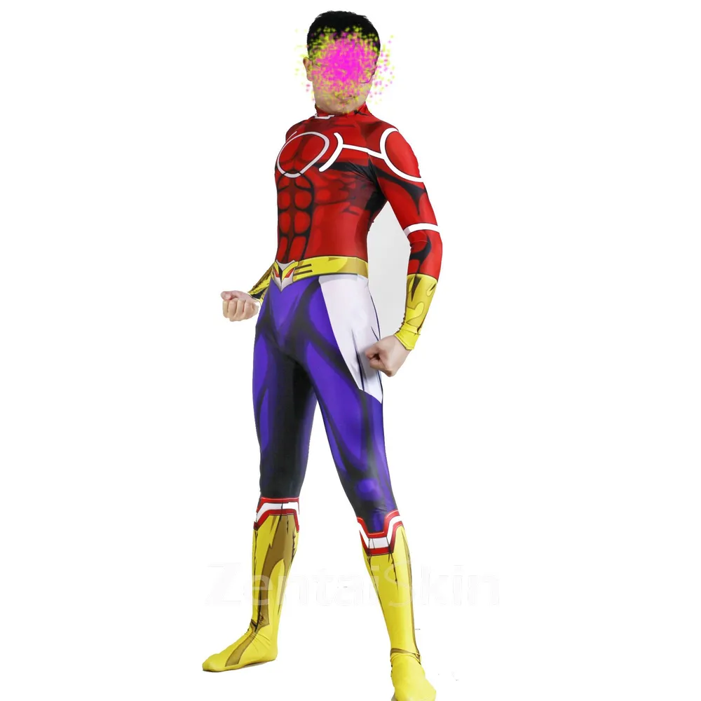 3D Printed Game Anime My Hero Academia Olmet Cosplay Costume Second Skin Full Body Anime Zentai Catsuit Skinsuit