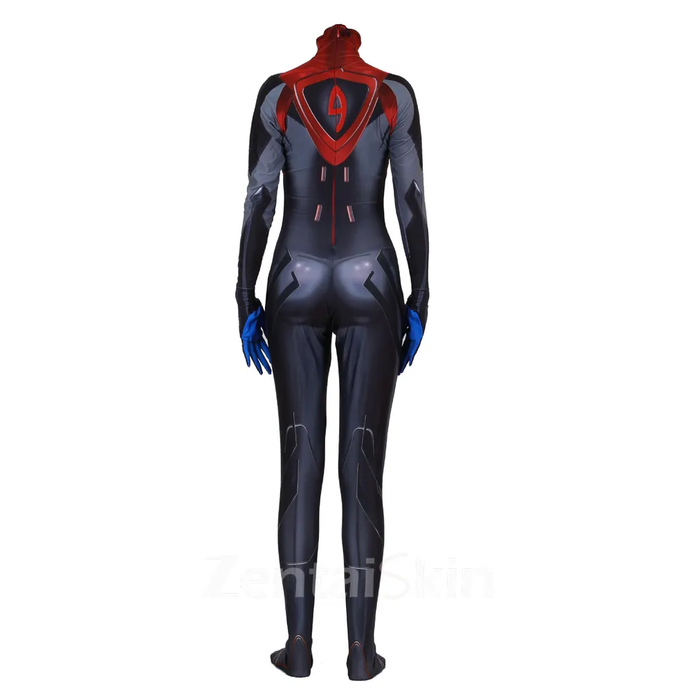 3D Printed Anime Evangelion Eva Rei 3.0 Zentai Catsuit Skinsuit Second-skin Clothing