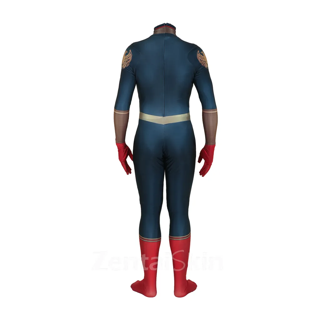 3D Printing Comics Black Robe Picket Hero Motherland Spandex Cosplay Zentai Catsuit Skinsuit Second-skin Clothing