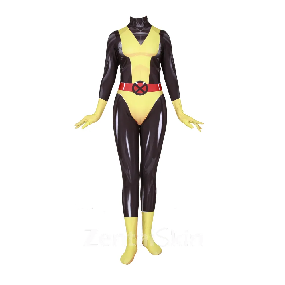 X-men 3D Printed Phantom Cat Spirit Butterfly Storm Girl Zentai Catsuit Skinsuit Second-skin Clothing