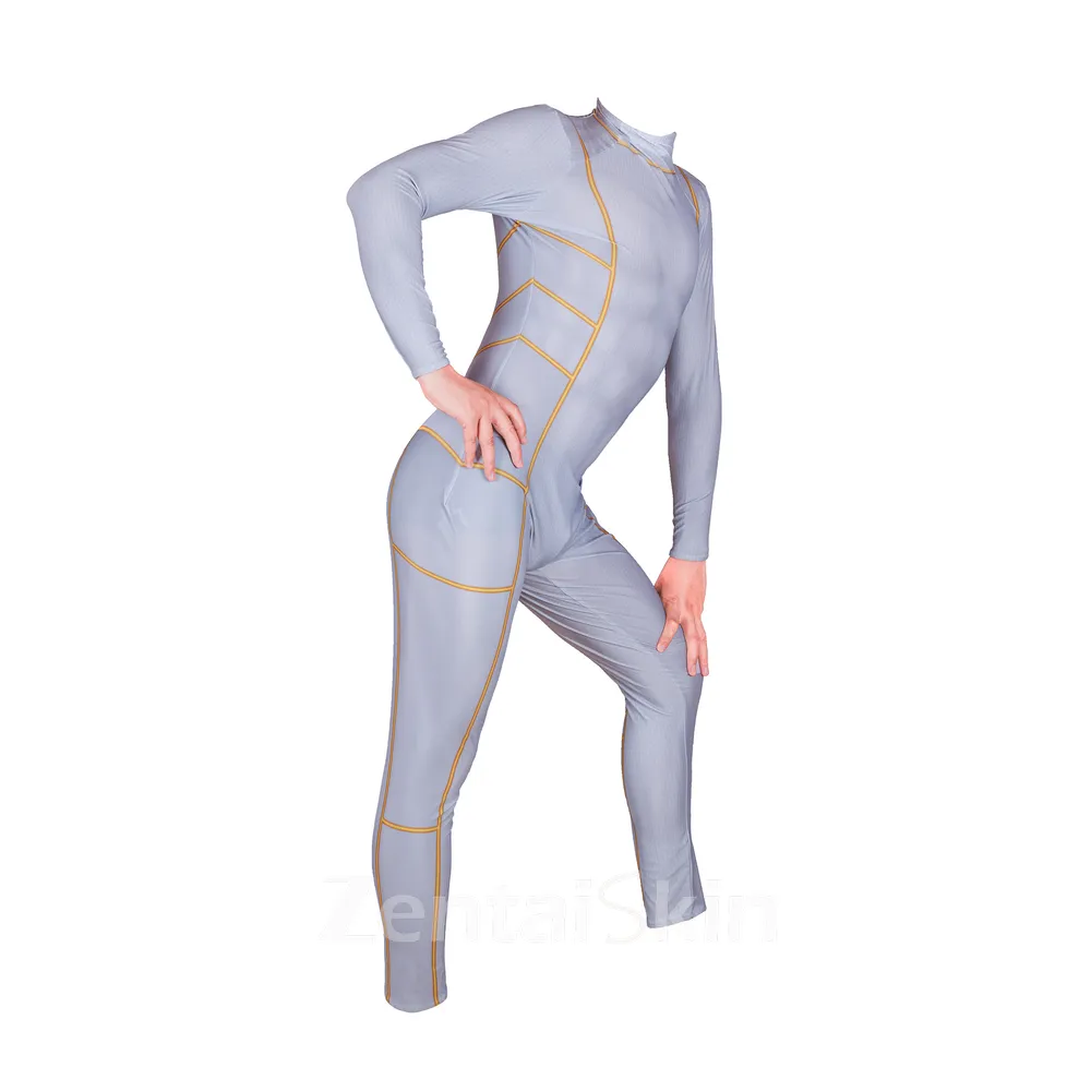 Game Anime Super Clan Cosplay Print Zentai Catsuit Skinsuit Second-skin Clothing Holiday Costume