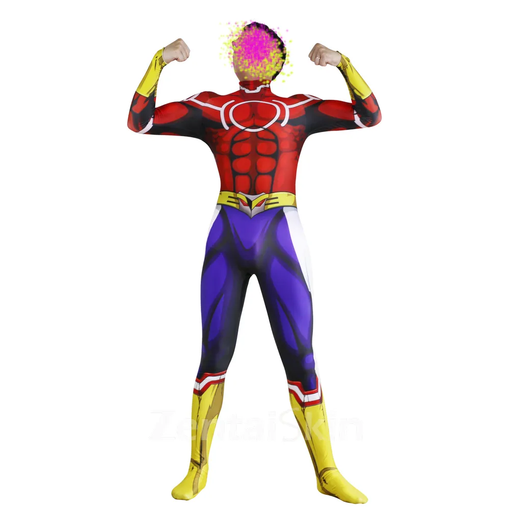 3D Printed Game Anime My Hero Academia Olmet Cosplay Costume Second Skin Full Body Anime Zentai Catsuit Skinsuit