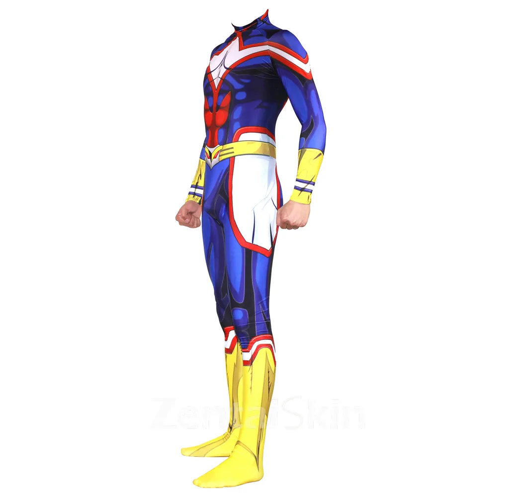 3D Printed Game Anime My Hero Academia Olmet Cosplay Costume Second Skin Full Body Anime Zentai Catsuit Skinsuit
