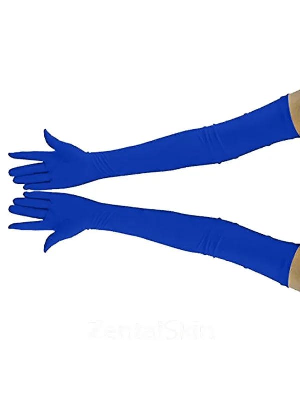 Second Skin Stretchy Lycra Gloves Over Elbow Gloves