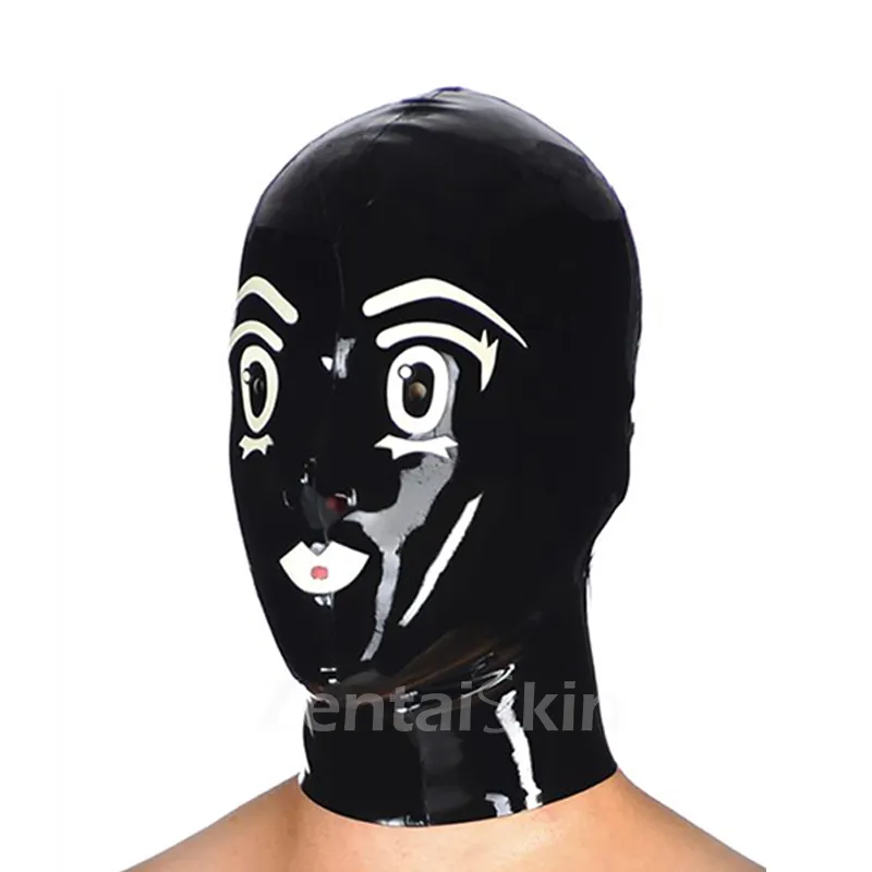 Second Skin Sexy Latex Suffocation Mask Latex Head Cover