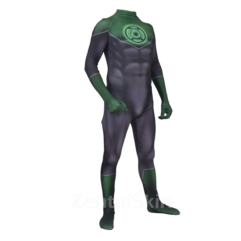 Green Lantern Green Lantern Cosplay Bodysuit Zentai Skin Suit
