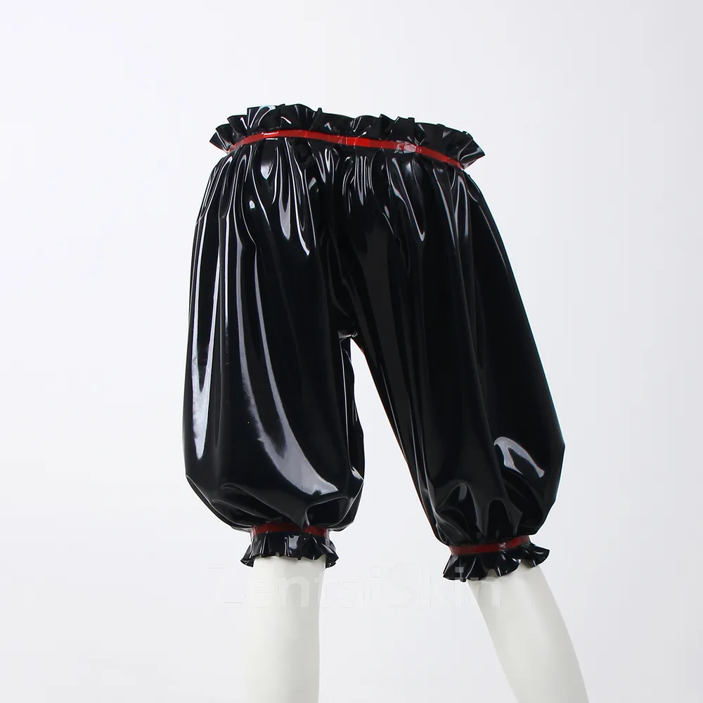 Second Skin Natural Latex Clothes Fashion Slim Fit Latex Shorts Custom-made Shorts