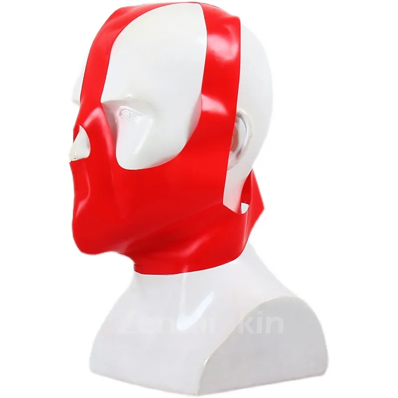 Second Skin Fetish Latex Clothing Sexy Bondage Head Cover Customize Latex Caps