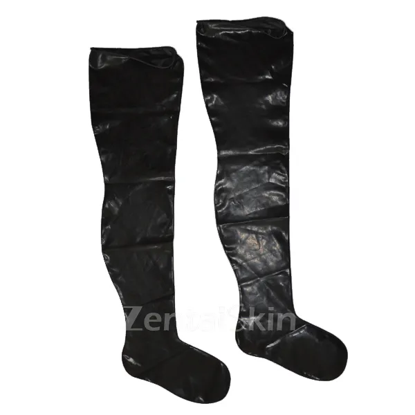 Natural Latex Clothing Second Skin Fetish Long Stockings Cusomize for Women