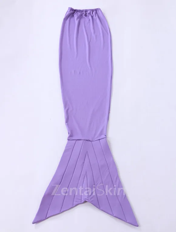Second Skin Purple Mermaid Tail Wet Look Shiny Metallic Clothes