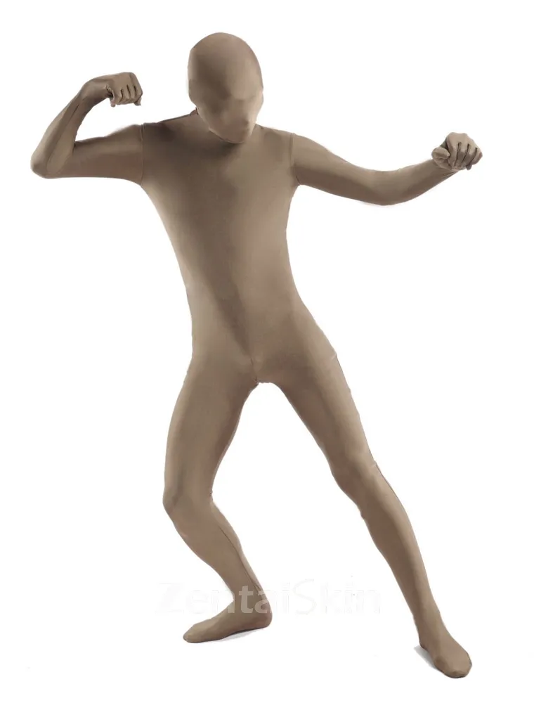 Tea Green Second Skin Full Body Suit Lycra Skinsuit Spandex Catsuit Zentai Unitard