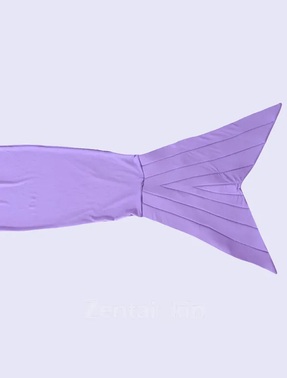 Second Skin Purple Mermaid Tail Wet Look Shiny Metallic Clothes