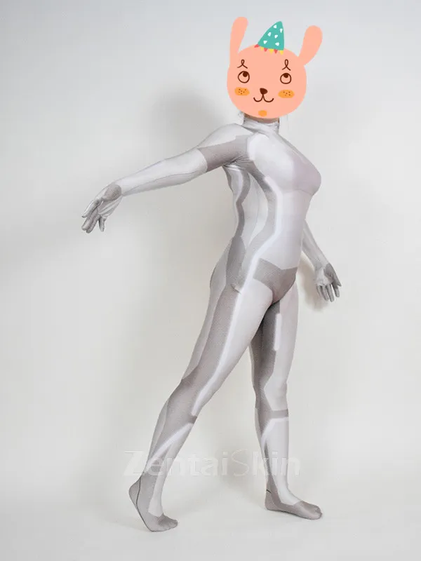 Tron Cosplay Superhero Second Skin Full Body Zentai Catsuit Skinsuit